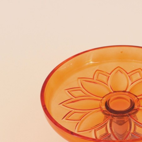 Coupe en verre bicolore élégante 17x10cm | Hashtag Déco