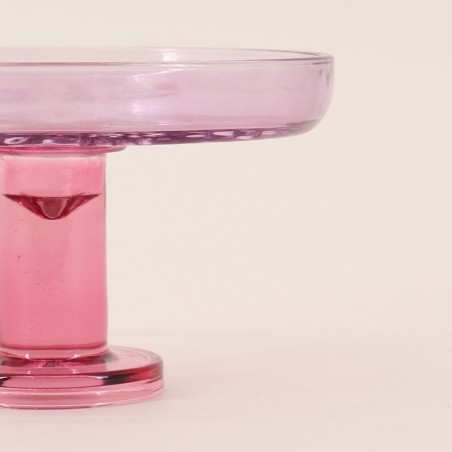 Coupe en verre bicolore élégante 17x10cm | Hashtag Déco