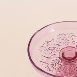 Coupe en verre bicolore élégante 17x10cm | Hashtag Déco