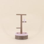 Porte bijoux en bois rose 24cm | Hashtag Déco