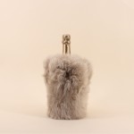 étui champagne peau de mouton beige | Hashtag Déco