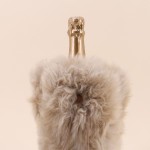 étui champagne peau de mouton beige | Hashtag Déco