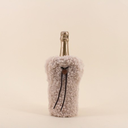 Étui champagne peau de mouton beige | Hashtag Déco