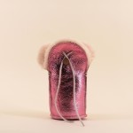 Étui champagne peau de mouton rose | Hashtag Déco