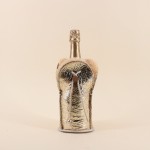 Étui champagne peau de mouton beige métallisé | Hashtag Déco