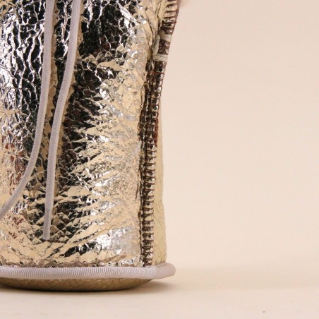 Étui champagne peau de mouton beige métallisé | Hashtag Déco