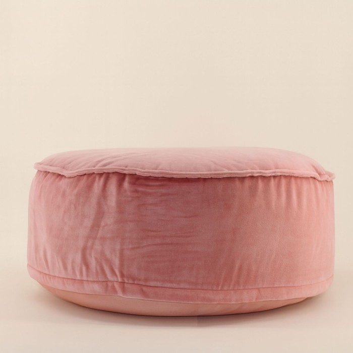 Pouf coussin velours XL 65x25 cm élégant | Hashtag Déco