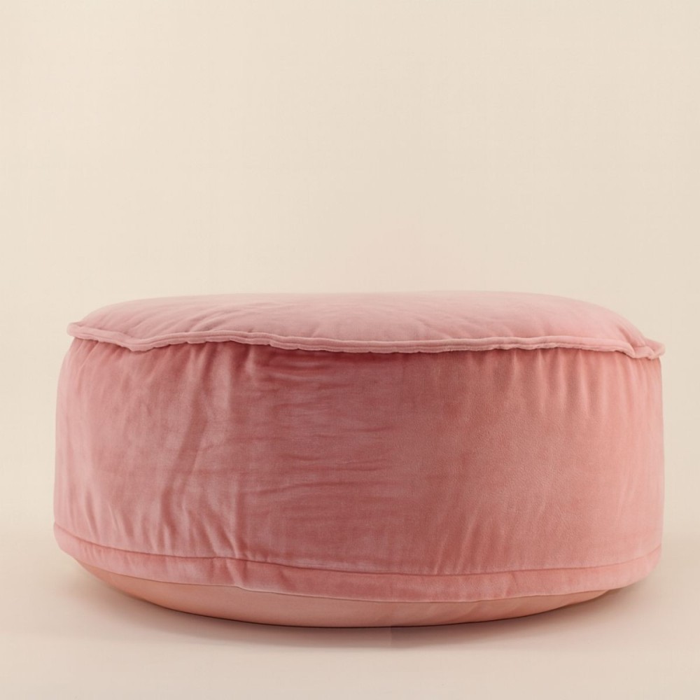 Pouf coussin velours XL 65x25 cm élégant | Hashtag Déco