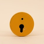 Patère ronde métal laqué élégante 5,5cm | Hashtag Déco