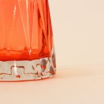 Photophore en verre facetté 14x8 cm | Hashtag Déco