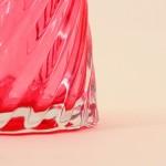 Photophore en verre facetté 14x8 cm | Hashtag Déco