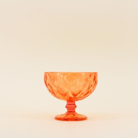 Set de 6 coupes verre coloré à facettes | Hashtag Déco