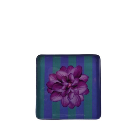 Plateau en métal violet 25x25 cm | Hashtag Déco
