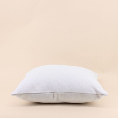 Coussin extérieur beige en tissu 50x50cm | Hashtag Déco