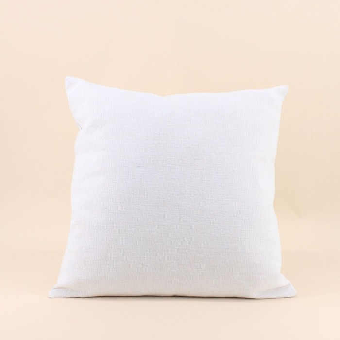 Coussin extérieur beige en tissu 50x50cm | Hashtag Déco