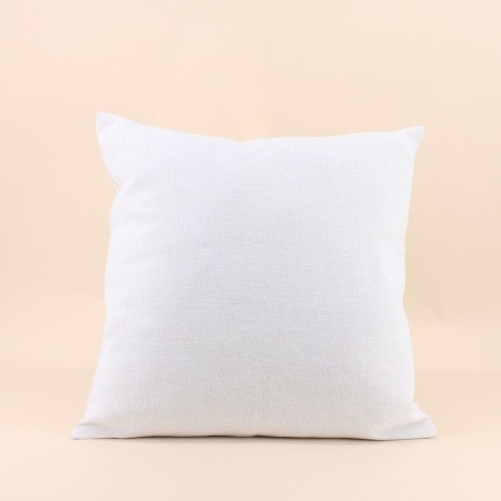 Coussin extérieur beige en tissu 50x50cm | Hashtag Déco