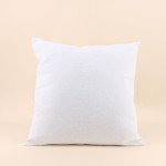 Coussin extérieur beige en tissu 50x50cm | Hashtag Déco