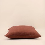 Coussin extérieur marron en tissu 60x60cm | Hashtag Déco