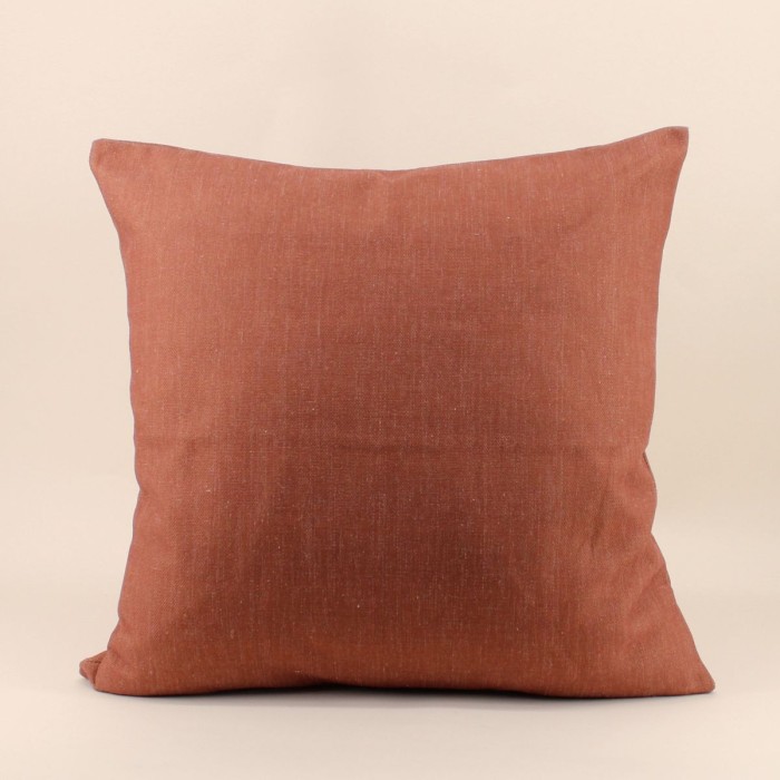 Coussin extérieur marron en tissu 60x60cm | Hashtag Déco