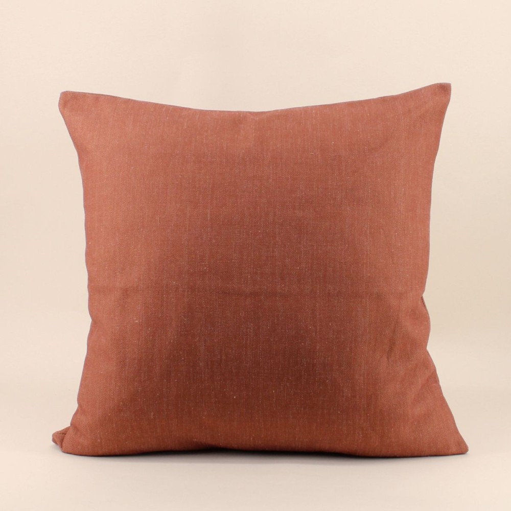 Coussin extérieur marron en tissu 60x60cm | Hashtag Déco