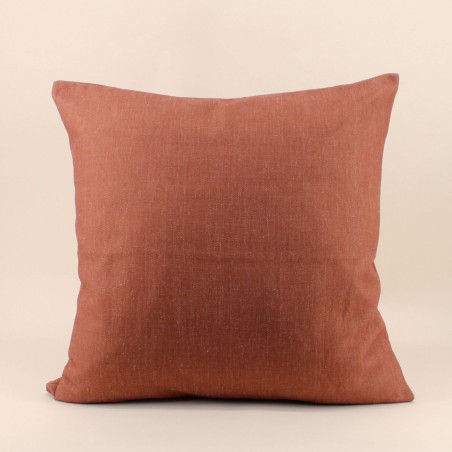 Coussin extérieur marron en tissu 60x60cm | Hashtag Déco