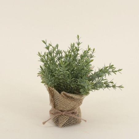 Lot de 6 plantes artificielles en jute beige | Hashtag Déco