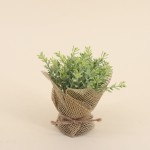Lot de 6 plantes artificielles en jute beige | Hashtag Déco