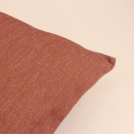 Coussin extérieur marron en tissu 60x60cm | Hashtag Déco