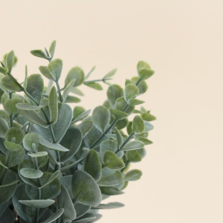 Plante artificielle grise en pot ciment | Hashtag Déco