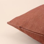 Coussin extérieur marron en tissu 60x60cm | Hashtag Déco