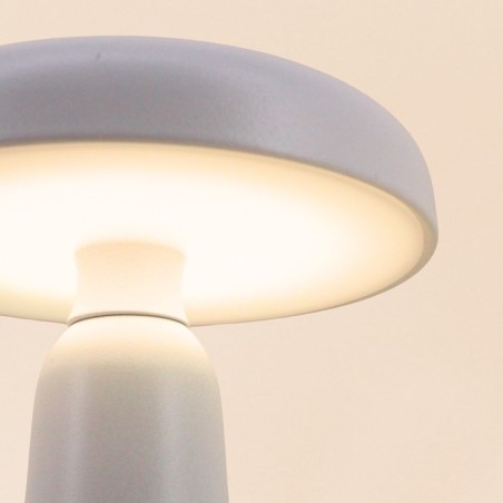 Lampe USB tactile champignon métal acrylique | Hashtag Déco