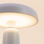 Lampe USB tactile champignon métal acrylique | Hashtag Déco