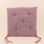 Galette de chaise coton unie - Élégant confort | Hashtag Déco