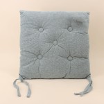 Galette de chaise coton unie - Élégant confort | Hashtag Déco