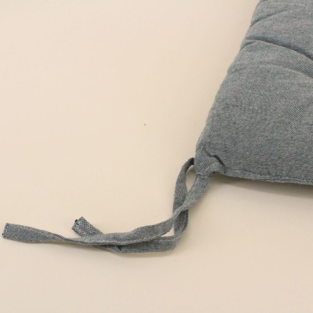 Galette de chaise coton unie - Élégant confort | Hashtag Déco