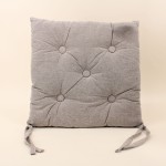 Galette de chaise coton unie - Élégant confort | Hashtag Déco