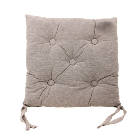 Galette de chaise coton unie - Élégant confort | Hashtag Déco