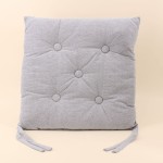 Galette de chaise coton unie - Élégant confort | Hashtag Déco