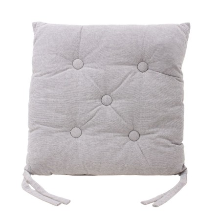 Galette de chaise coton unie - Élégant confort | Hashtag Déco