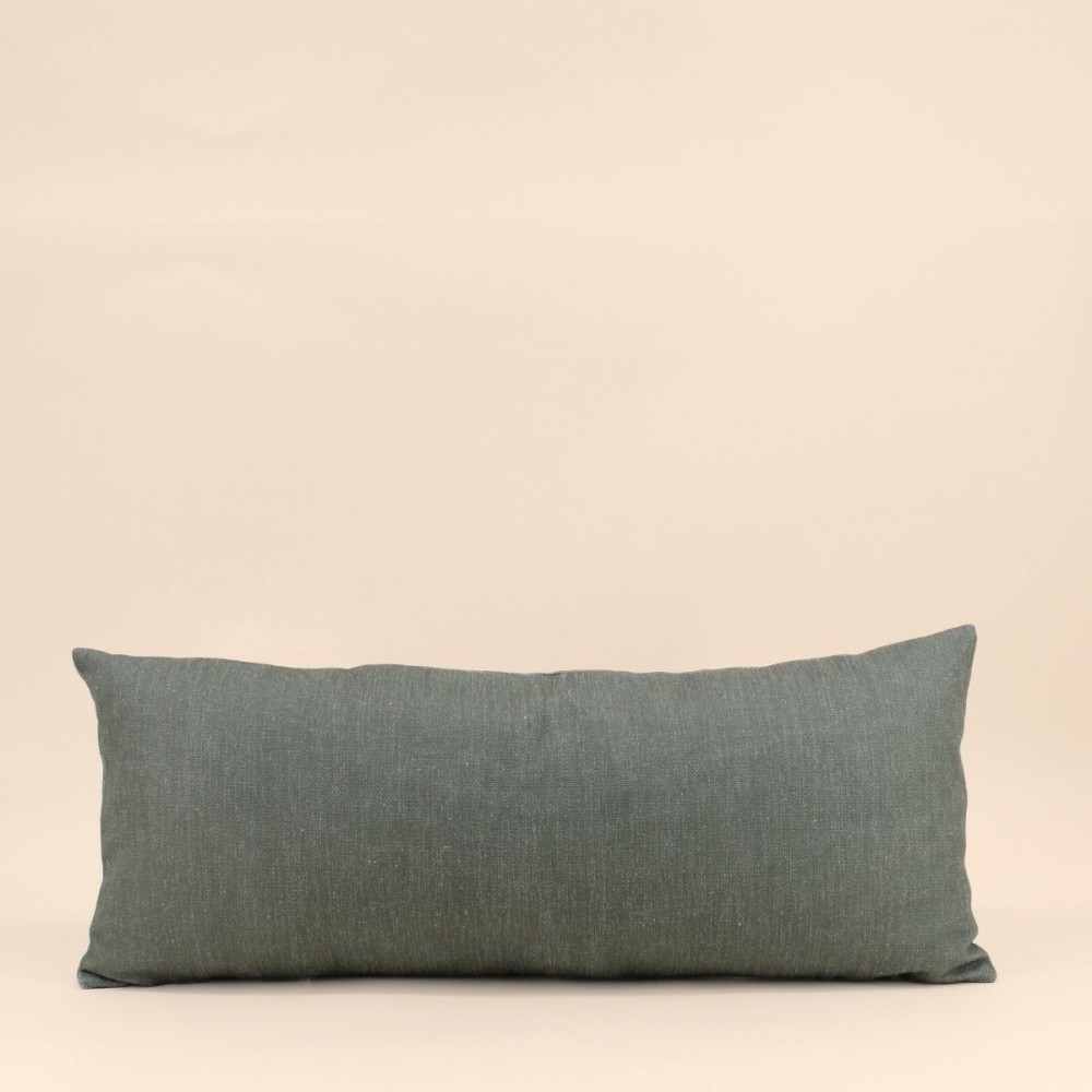 Coussin extérieur kaki 30x70cm en tissu | Hashtag Déco