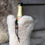 Étui champagne peau de mouton beige | Hashtag Déco