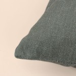 Coussin extérieur kaki 30x70cm en tissu | Hashtag Déco