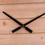 Horloge bois et métal noir 60cm élégante | Hashtag Déco