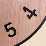 Horloge 60cm en bois et métal noir | Hashtag Déco