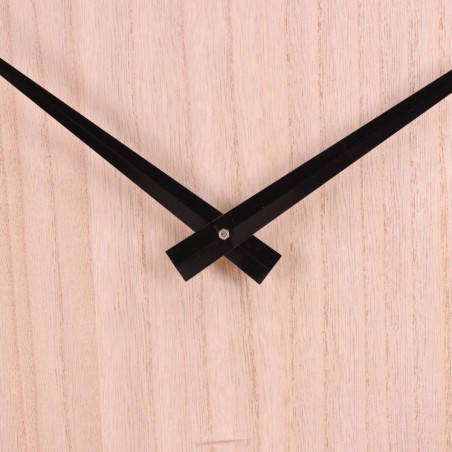 Horloge 60cm en bois et métal noir | Hashtag Déco