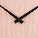 Horloge 60cm en bois et métal noir | Hashtag Déco