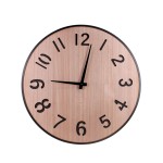 Horloge 60cm en bois et métal noir | Hashtag Déco
