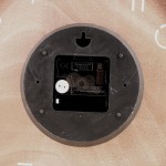 Horloge ronde bois naturel 30cm - Élégance murale | Hashtag Déco