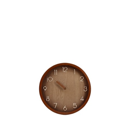 Horloge ronde bois naturel 30cm - Élégance murale | Hashtag Déco