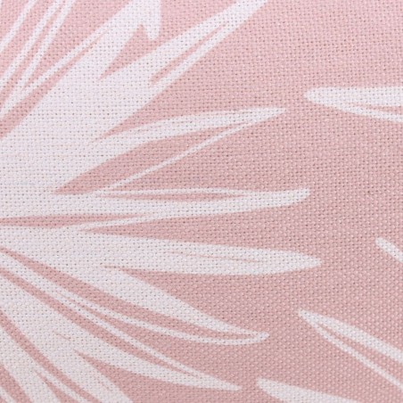 Coussin extérieur fleuri rose en tissu 30x50cm | Hashtag Déco